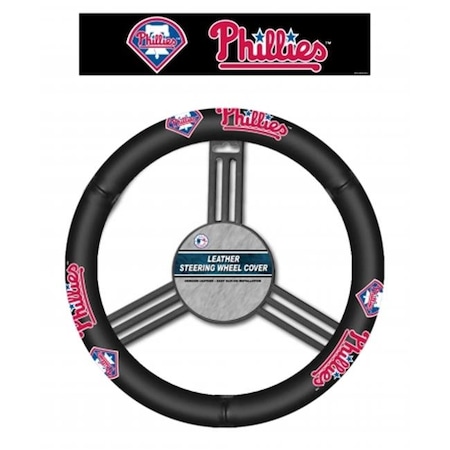 Fremont Die Philadelphia Phillies Leather Steering Wheel Cover